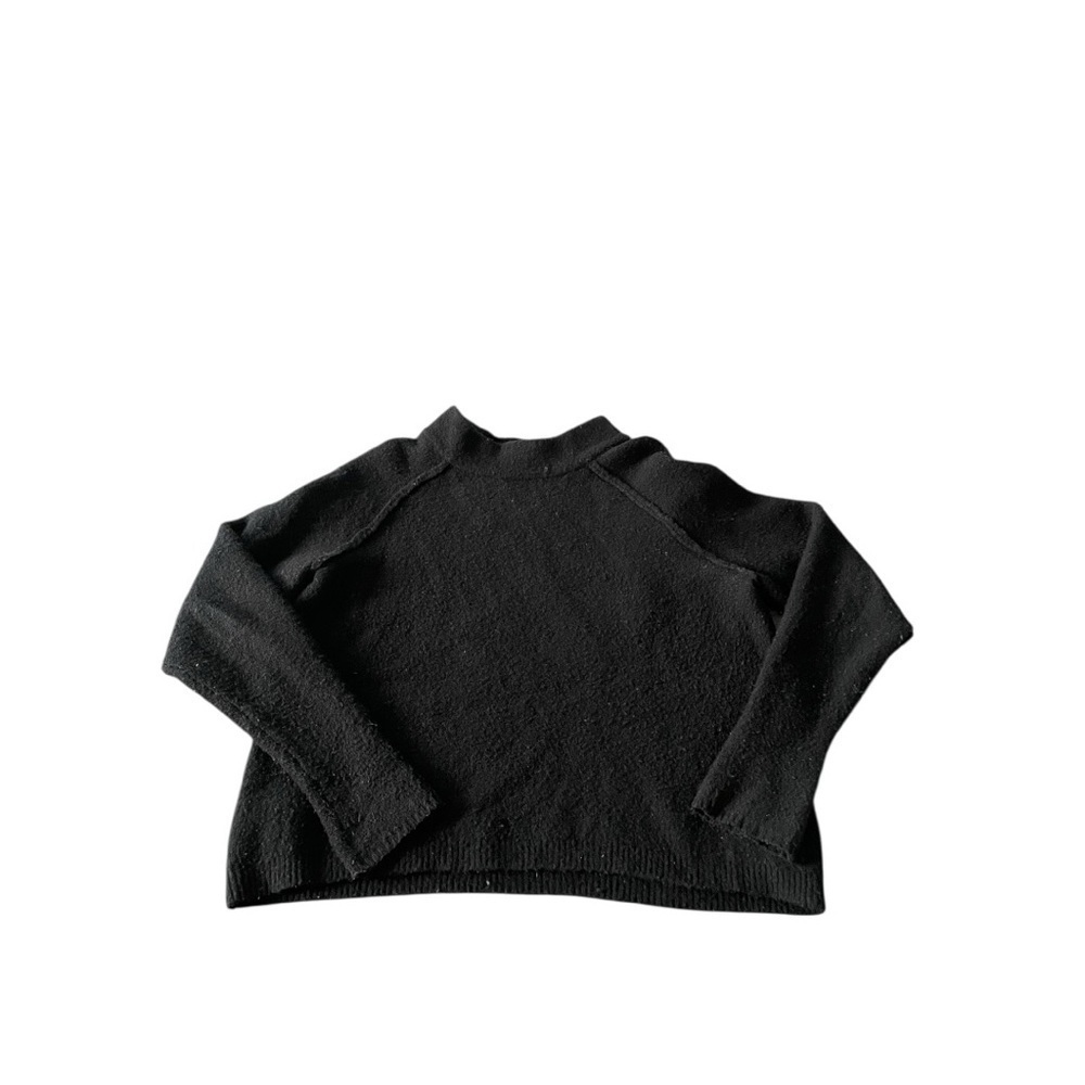 Free People Black Cowl Neck Sweater Relaxed Fit - Picture 8 of 10